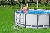 Bestway Flip & Lock Above Ground Pool Ladder 1.32m Safety Access view 2
