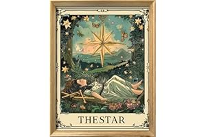 Leczany Cross Stitch Patterns Stamped Kit for Beginners | Embroidery Supplies DIY Craft Kit Starter Needlepoint for Adults or Kids | 11CT, 3 Strands | The Star 15.8x20.9 inches