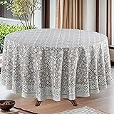 Ridhi Round Tablecloth - Hand Block Print