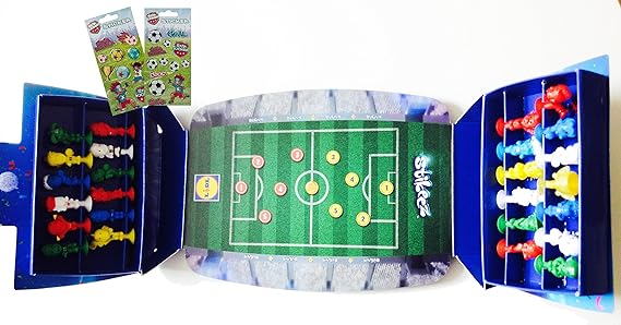 Stikeez 2016 Fussball EM Sammelalbum komplett gefüllt mit 25 Stikeez und GRATIS Fussball 3D Stickern