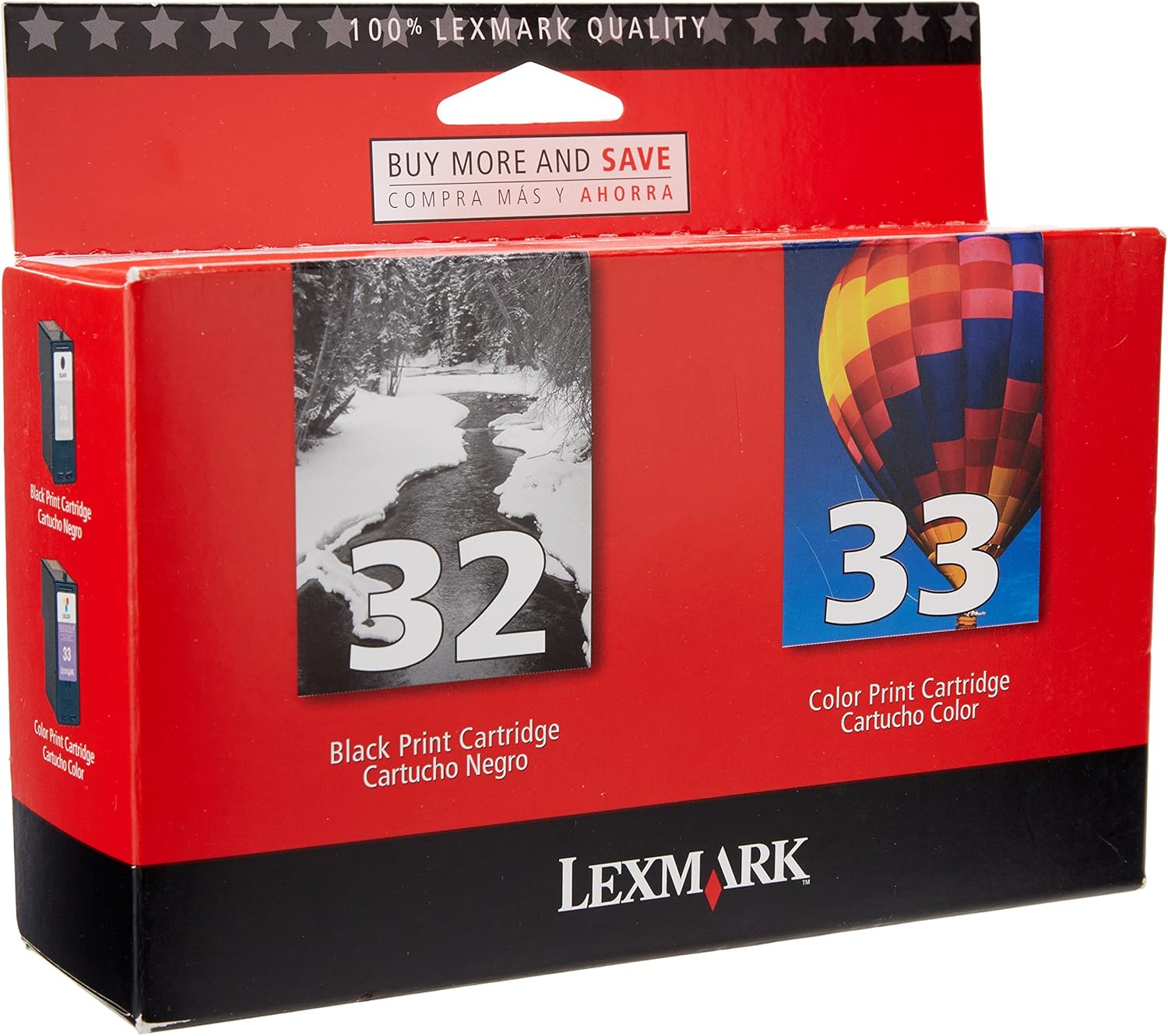 Lexmark 18C0532 #32/#33 Twin Pack ink Cartridges