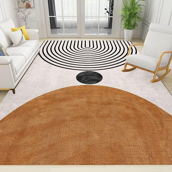 Abstract Tufted Rug ,Colorful Tufted Rug , Minimalist Rug , Modern Home