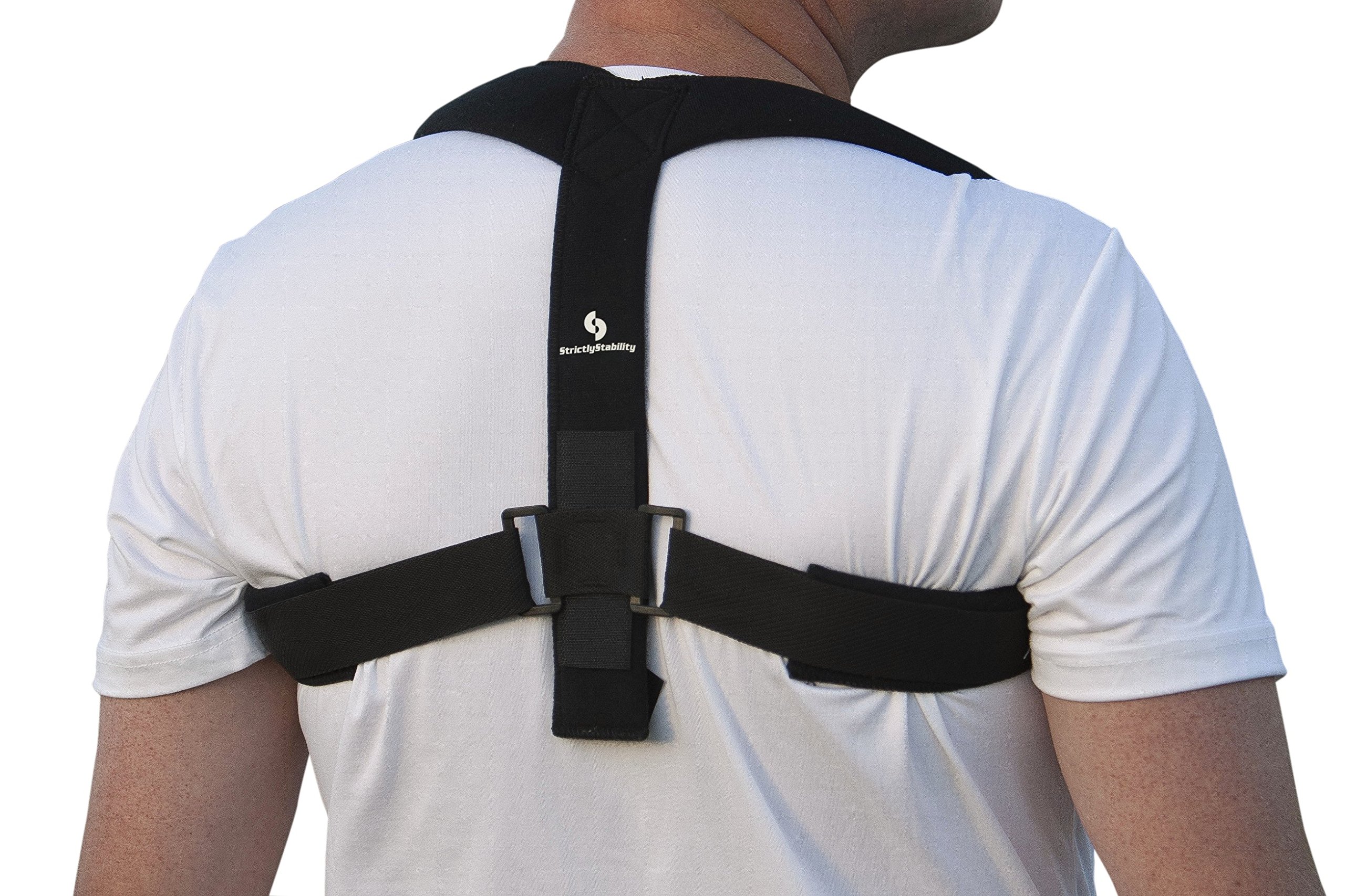 StrictlyStability Upper Back Posture Corrector Brace and Clavicle