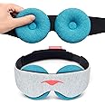 Manta Cool Sleep Mask - Blackout Cooling Eye Mask with Zero Eye Pressure, Ceramic Cooling Beads Sleeping Mask for Migraine Headaches, Sleeping, Allergies, Puffy Eyes & Sinus Relief