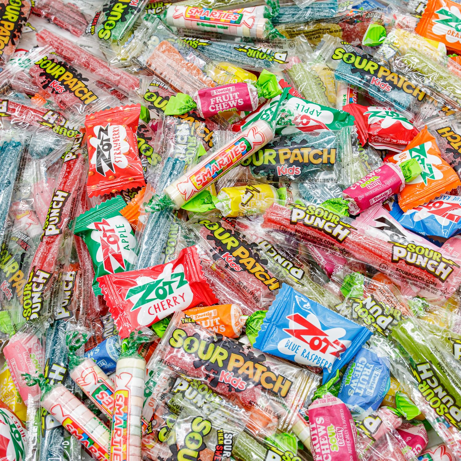 Mua Sour Candy Variety Pack 3 lb Bulk Bag, Big Mix of 5 Types of