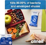 Clinell Antimicrobial Hand Wipes Travel 20x8 Packs Kills 99.99% Bacteria Virus view 6