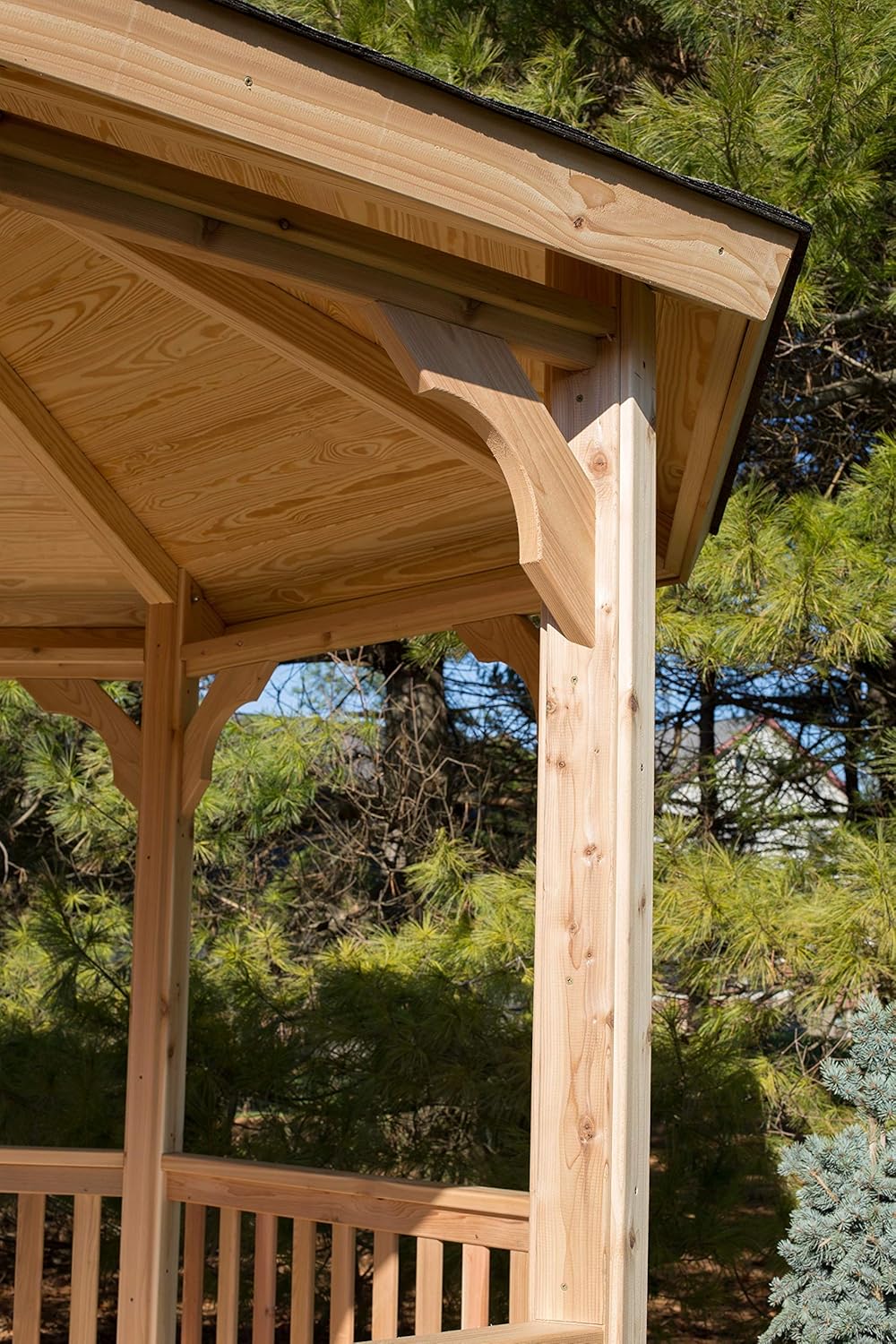 Amazon Com Yardcraft 12x18 Wood Oval Gazebo Kit With Floor Garden Outdoor