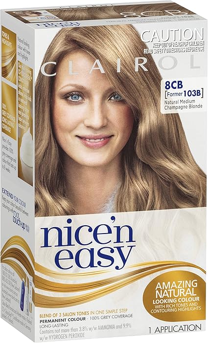 Amazon Com Clairol Nice Easy 103b Natural Medium Champagne