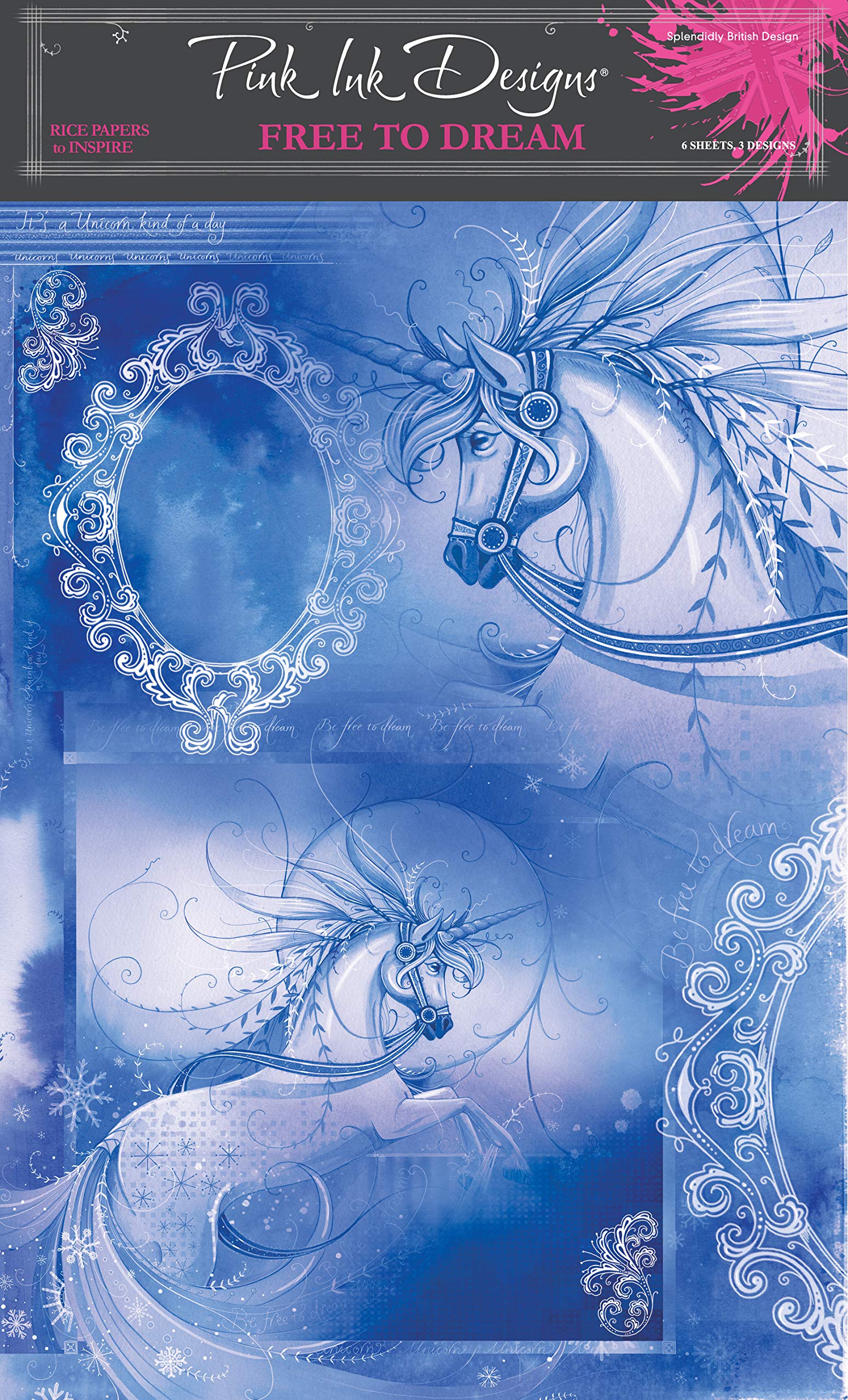 Pink Ink Designs - Free to Dream - Rice Paper, PIRIC03