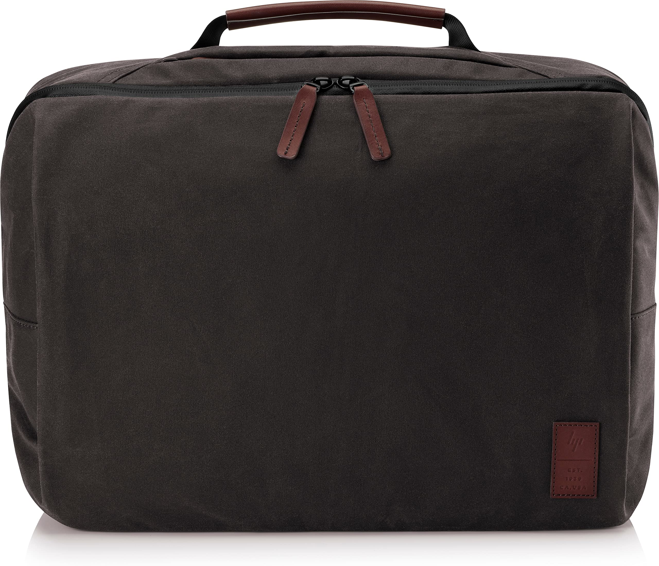 HP Spectre Folio Topload 15.6 inch Waxed Canvas RFID Laptop Case - Brown