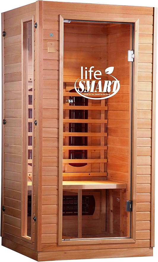 Lifesmart LS1P3CH13 12Person Infrared Sauna with Ceramic Heater and