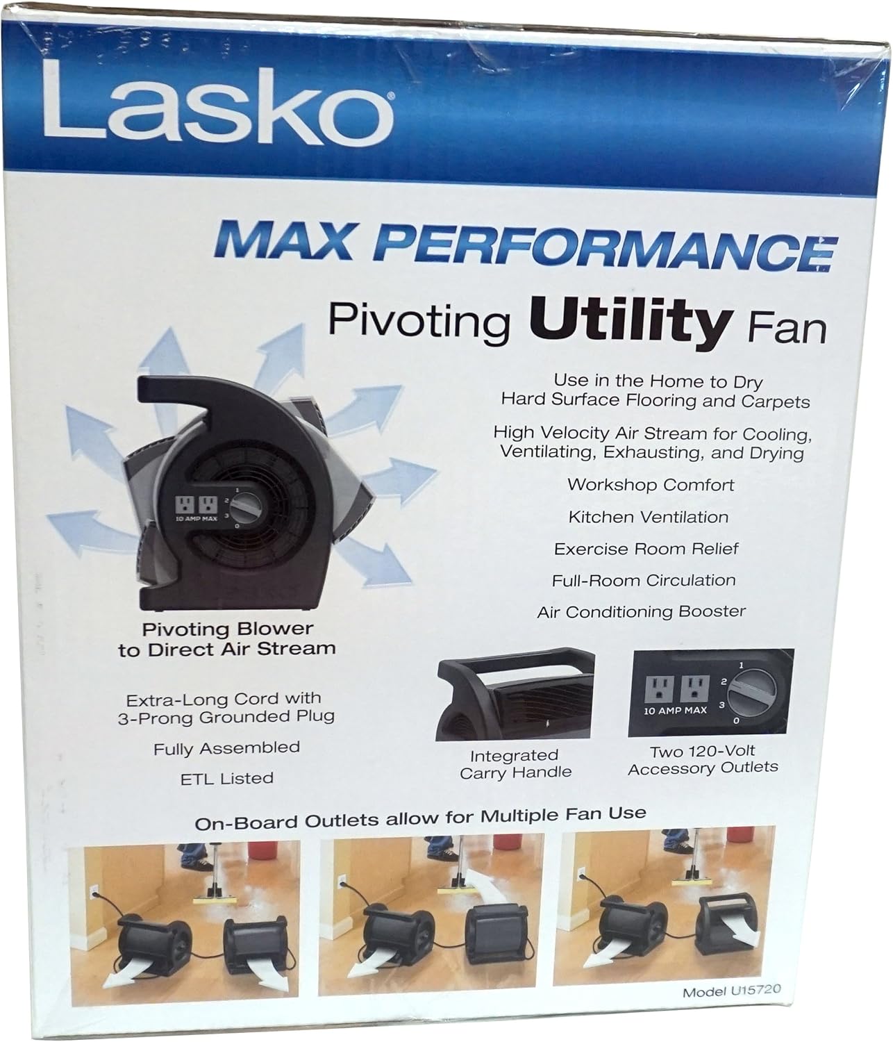 Indoor Air Quality Fans Lasko Velocity Max Performance Pivoting Utility Blower Fan U15720 Slightly Used Home Garden Indoor Air Quality Fans Lasko Velocity Max Performance Pivoting Utility Blower Fan U15720 Slightly Used Home Garden