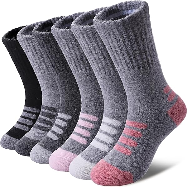 Calcetines De Senderismo De Lana Merino Para Hombre Y Mujer - 60% Lana, Térmicos, Acolchados Y Transpirables