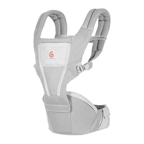 Ergobaby Alta Hip Seat Baby Carrier with Seat for Babies and Toddlers from 4 Months + (12-45 lbs) with SoftFlex Mesh