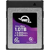OWC Atlas Ultra 1TB CFexpress 4.0 Type B Memory Card | 1500MB/s Sustained Write - 3650MB/s Read - 3000MB/s Write - RED Approved - Capture RAW burst sequences and 8K+ video