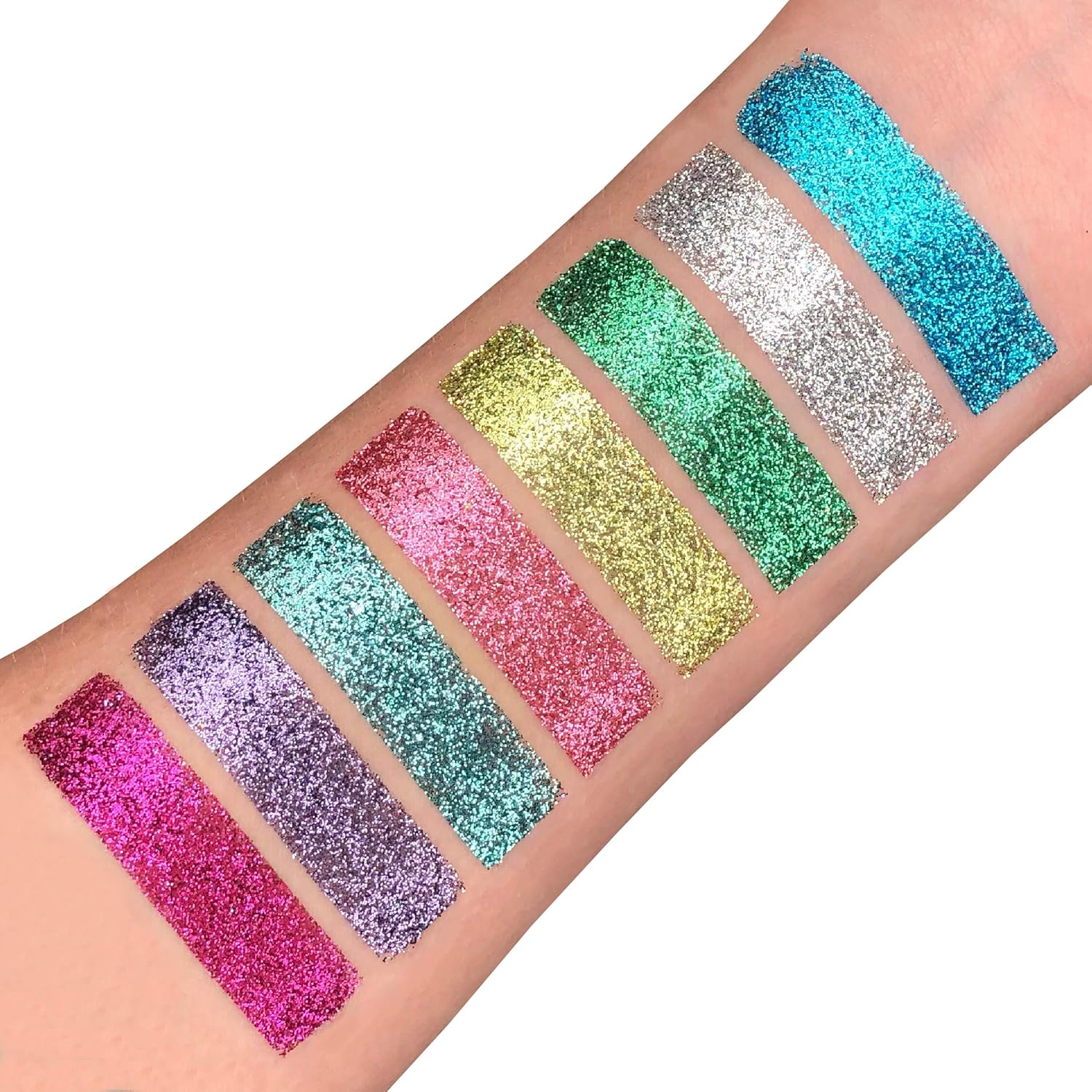 Biodegradable Eco Glitter Shakers by Moon Glitter - Silver - Cosmetic Bio Festival Makeup Glitter for Face Body, Nails, Hair, Lips - 5g - Image 3