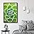 SIGNWIN Framed Canvas Wall Art Tropical Succulent Plant Canvas Prints Home Artwork Decoration for Living Room,Bedroom - 16x24 inches