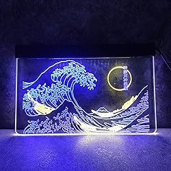 MiMaik The Great Wave Off Kanagawa LED Neon
