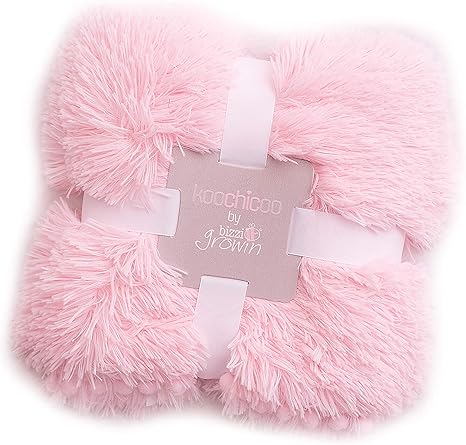 baby pink fluffy blanket