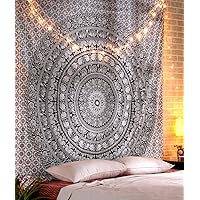 Mandala Wandbehang 122cm - Baumwolle Boho Deko