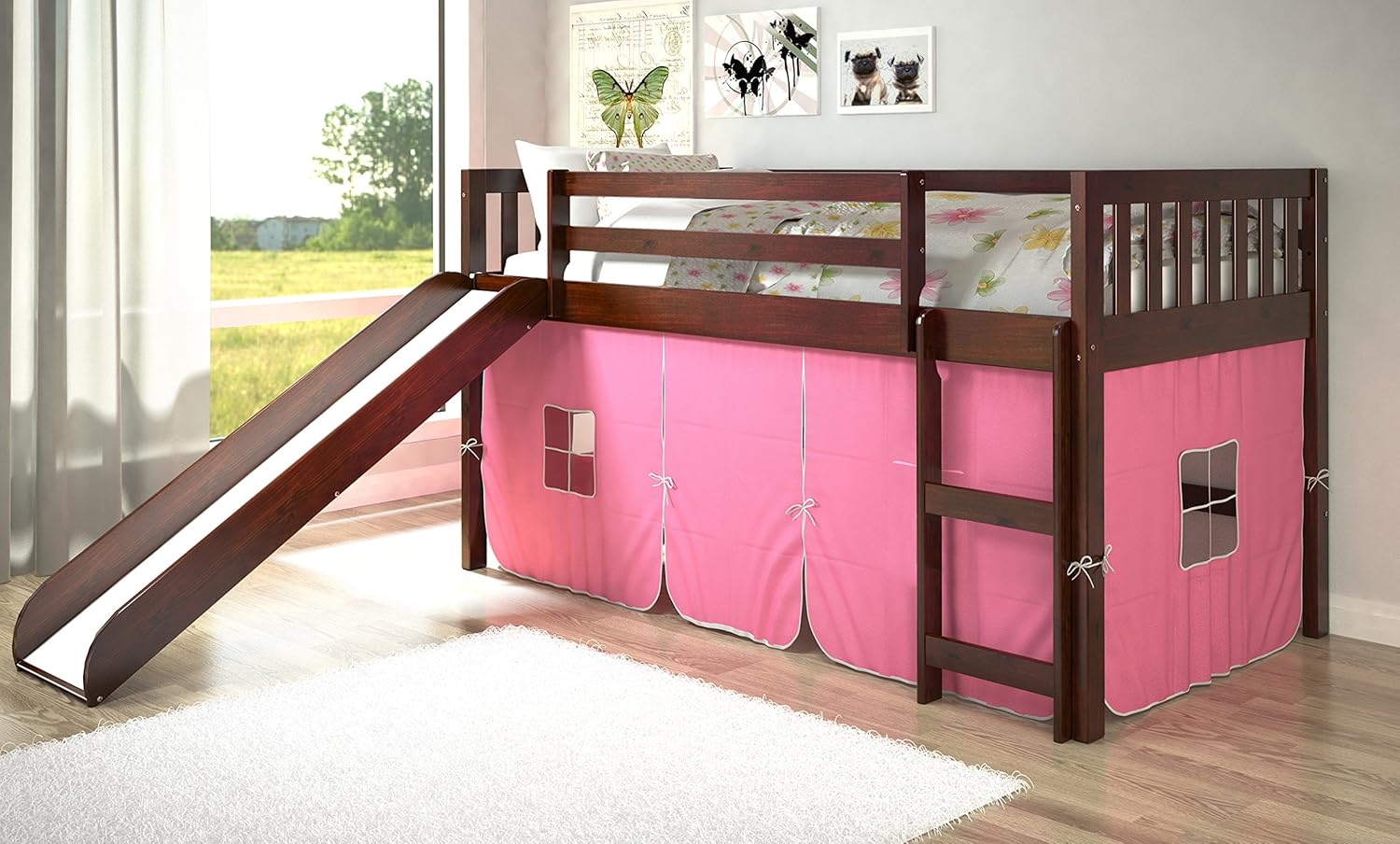 donco loft bed with slide