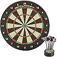 Accudart Mini Dart Dock - 3" Self Healing Sisal Dartboard - Official Mini Replica - Store Your Darts Anywhere - Darts Not Included, Black
