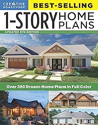 Best-Selling 1-Story Home Plans, 5th Edition: Over