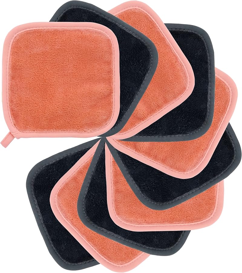 POLYTE Microfibre Fleece Makeup Remover Cloths Hypoallergenic Chemical Free