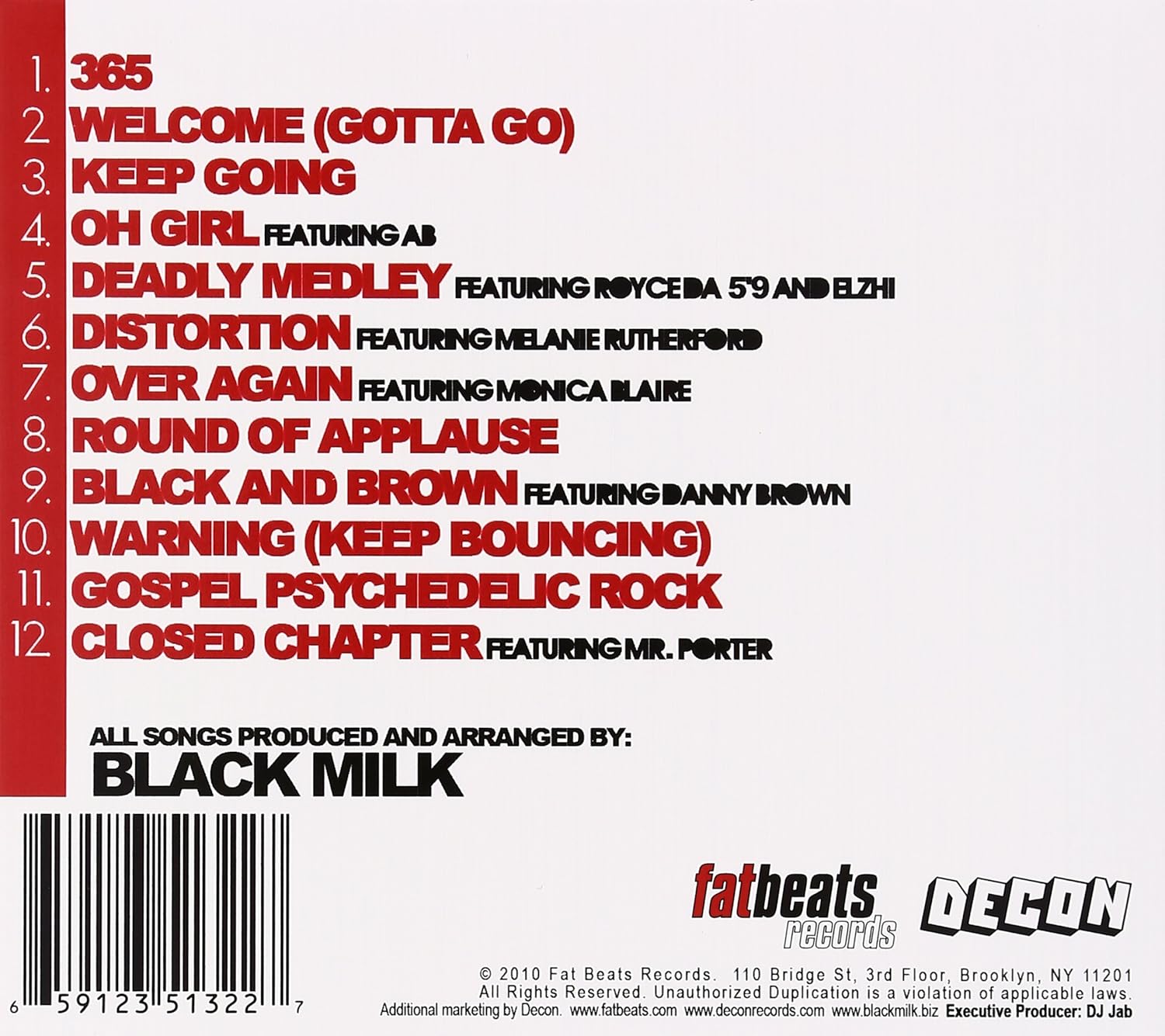 Black Milk Album Of The Year Amazon Com Music