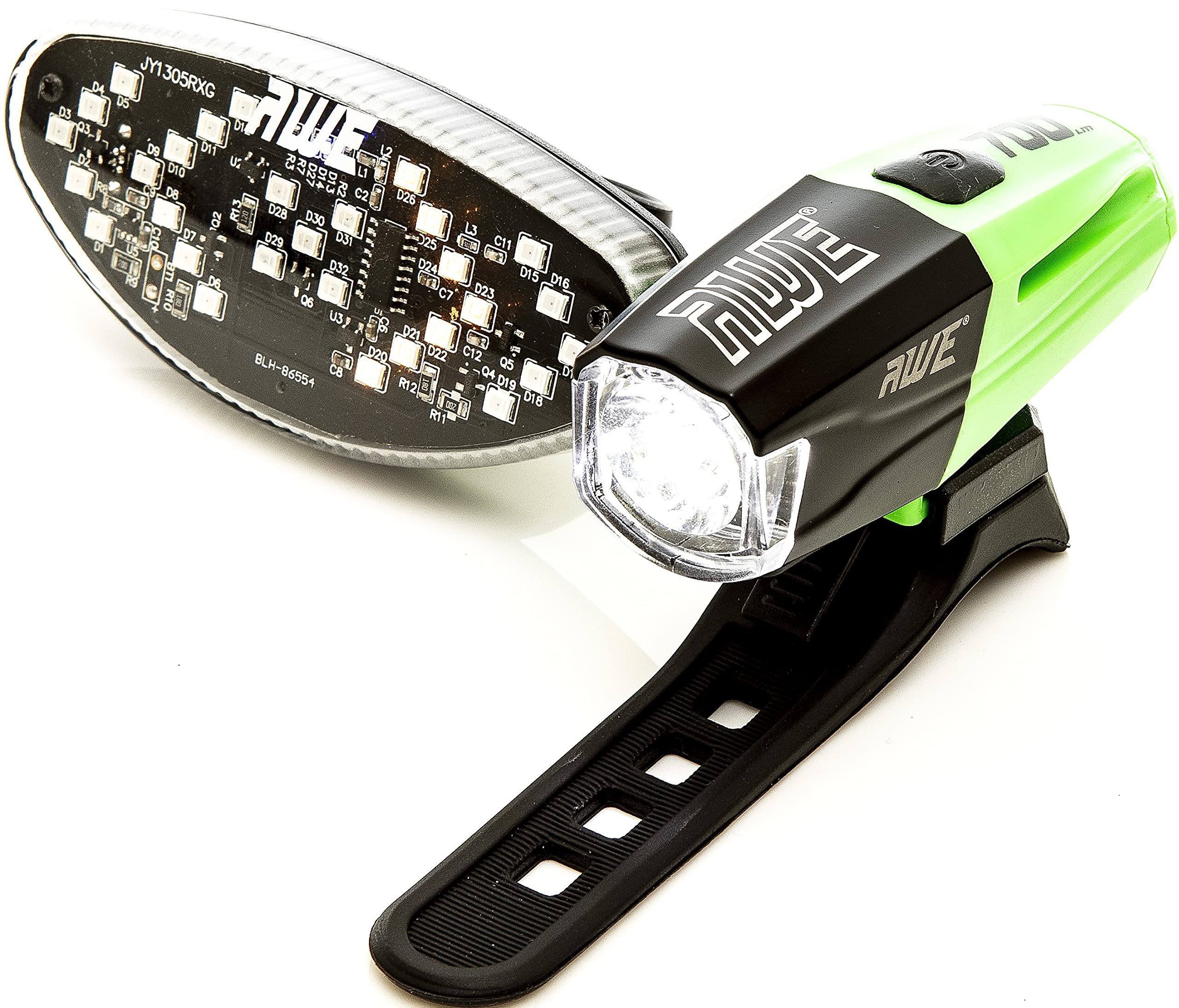 AWE® AWEBlaze™ 700 Lumen + 29 COB LEDs Wireless Indicator USB set. Rechargeable Light Set 700 Lumens. Visibility 1km+ IPX4 Waterproof *SEE 360 VIDEO*