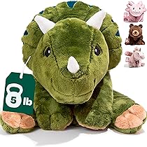 Stuffed toys 5点 Brease Weighted Stuffed Animal - Green Dinosaur 25