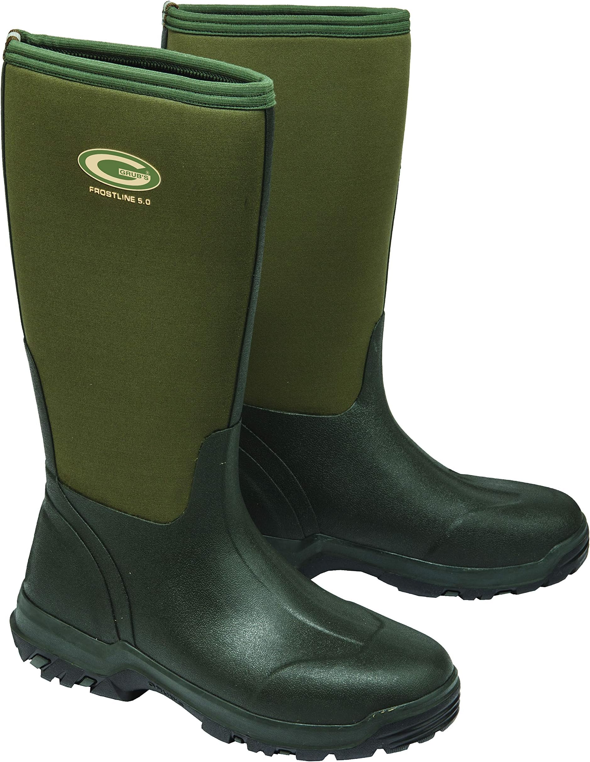 Other Unisex Adult GRB0215 GRUBS FROSTLINE Boots Moss Green, Clear, Size 6