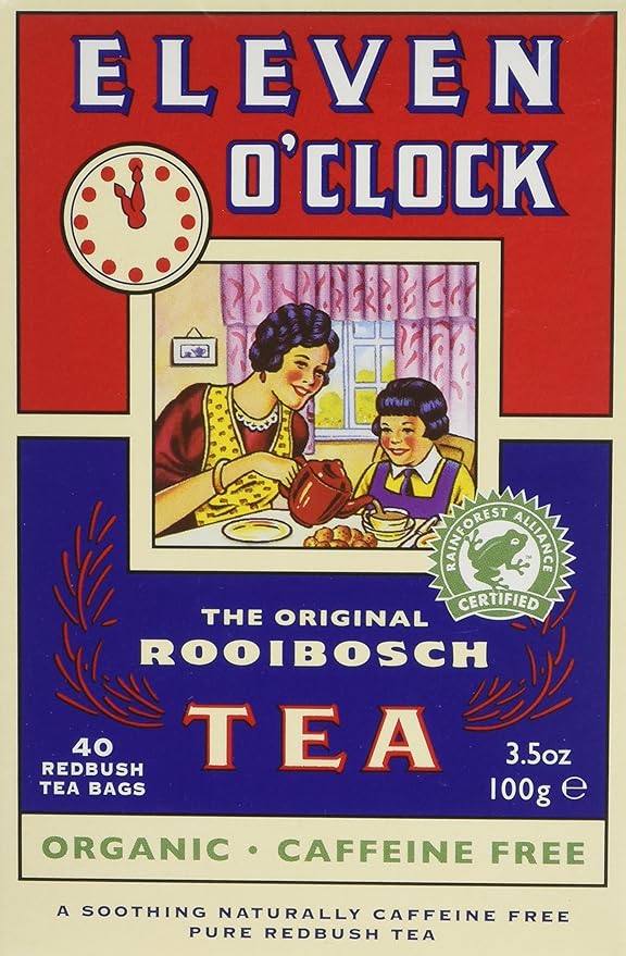ELEVEN O'CLOCK TEA Organic Eleven O'Clock Rooibosch Tea Bags 40bags