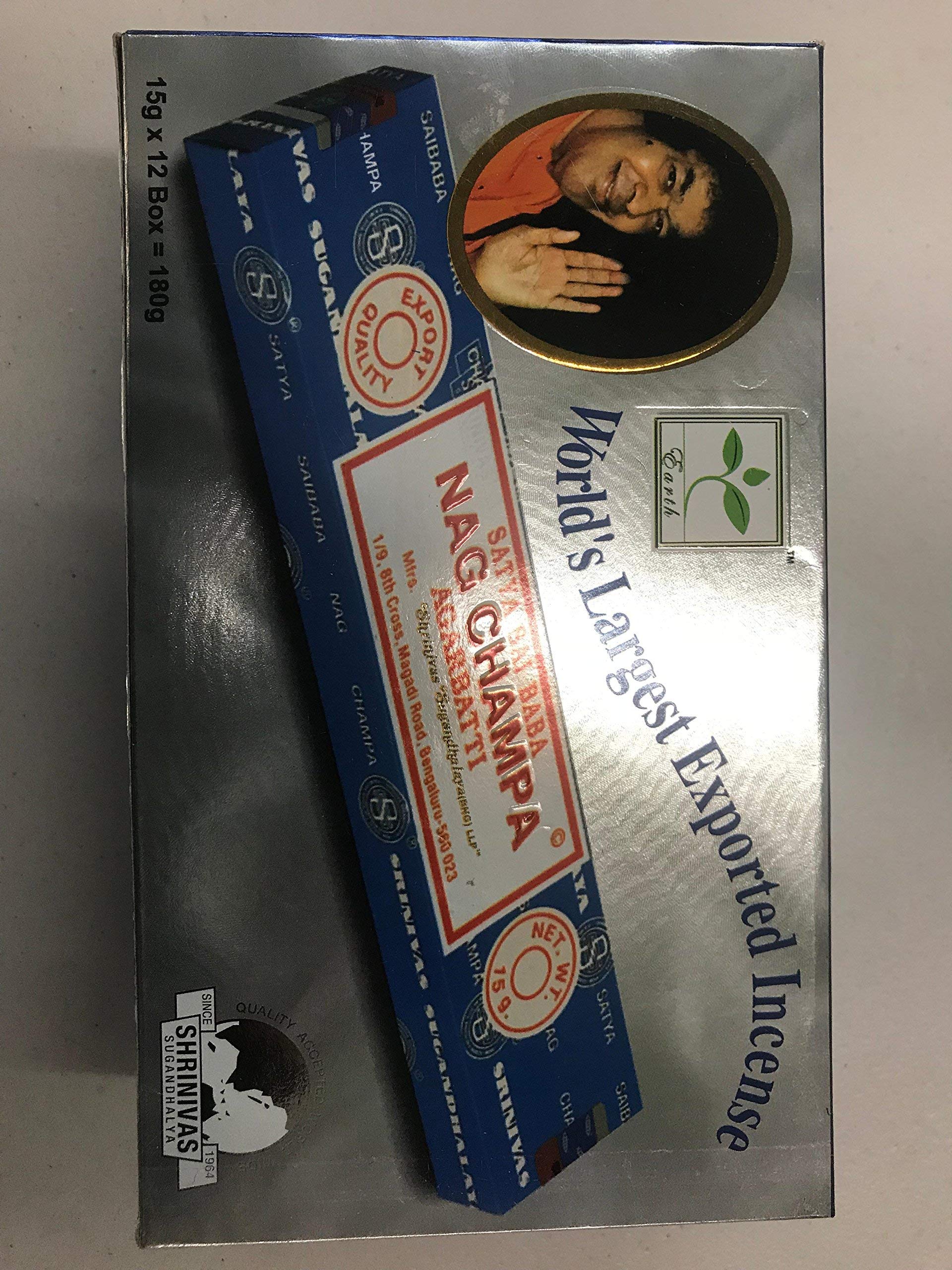 Satya Nag Champa Agarbatti Sticks Incense, Wood, multicoloured, 22 x 13 x 8 cm