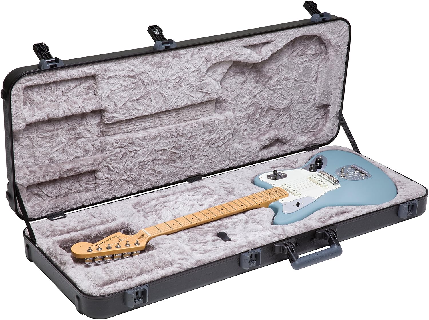 Fender Deluxe Molded Case - Jazzmaster/Jaguar - Colour: Black, Jazzmaster / Jaguar - Image 3