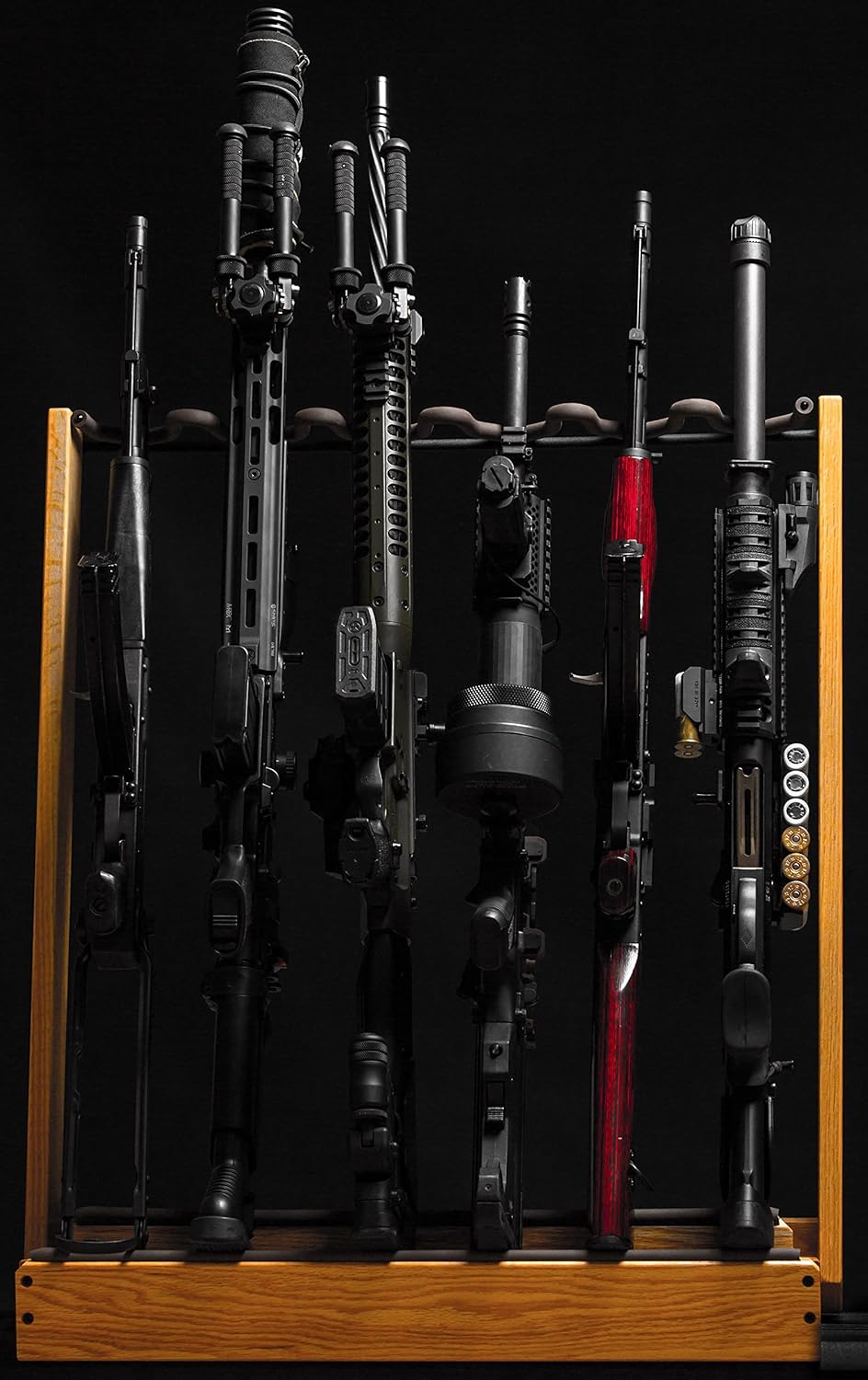 Hardwood Folding Gun Rack or Bow Holder: Sports & Outdoors