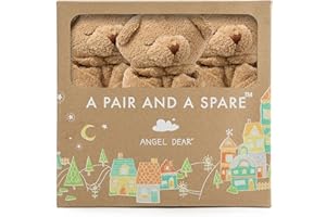 Angel Dear Three of A Kind Blankie, Brown Bear