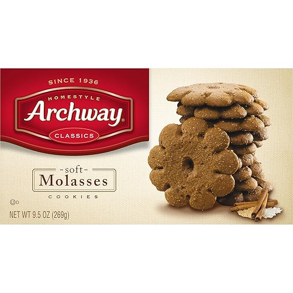 ARCHWAY COOKIES, SOFT MOLASSES COOKIES, 9.5 OZ