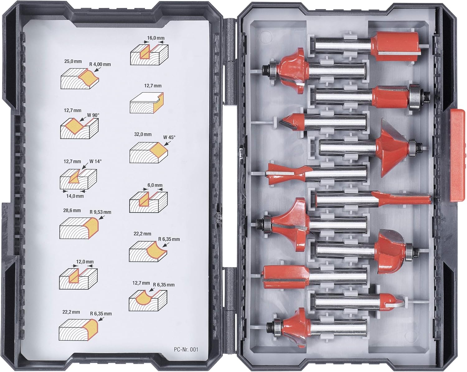 kwb 12-Piece Cutter Set diameter 8 Mm - Image 4