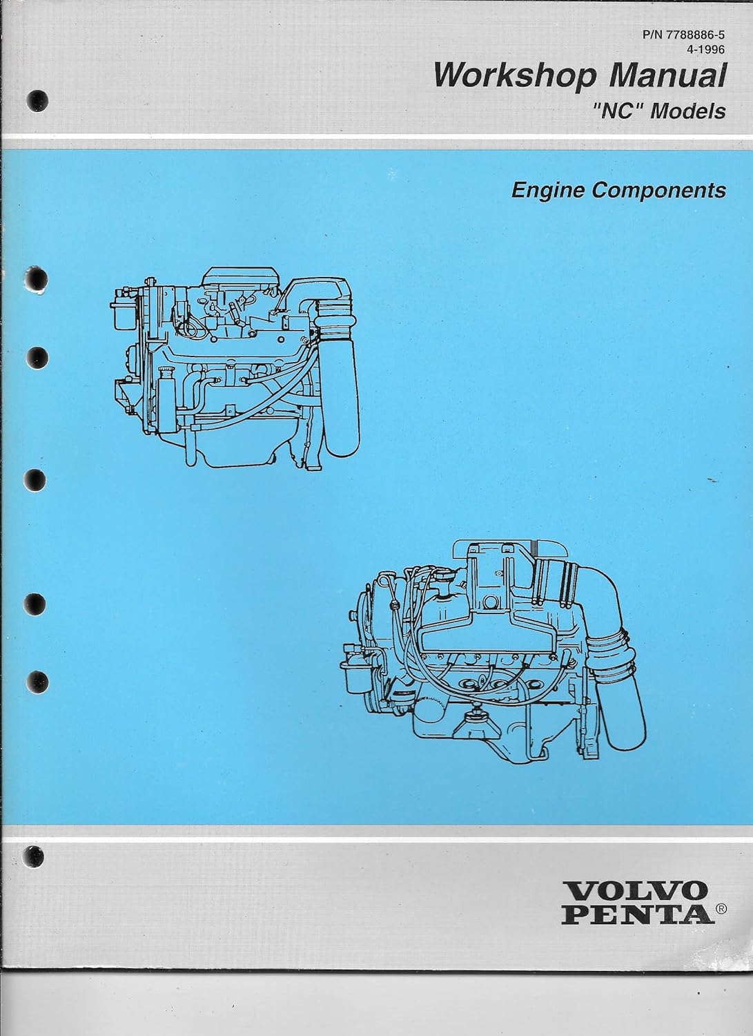 1996 Volvo Penta Manual “NC” Engine Components