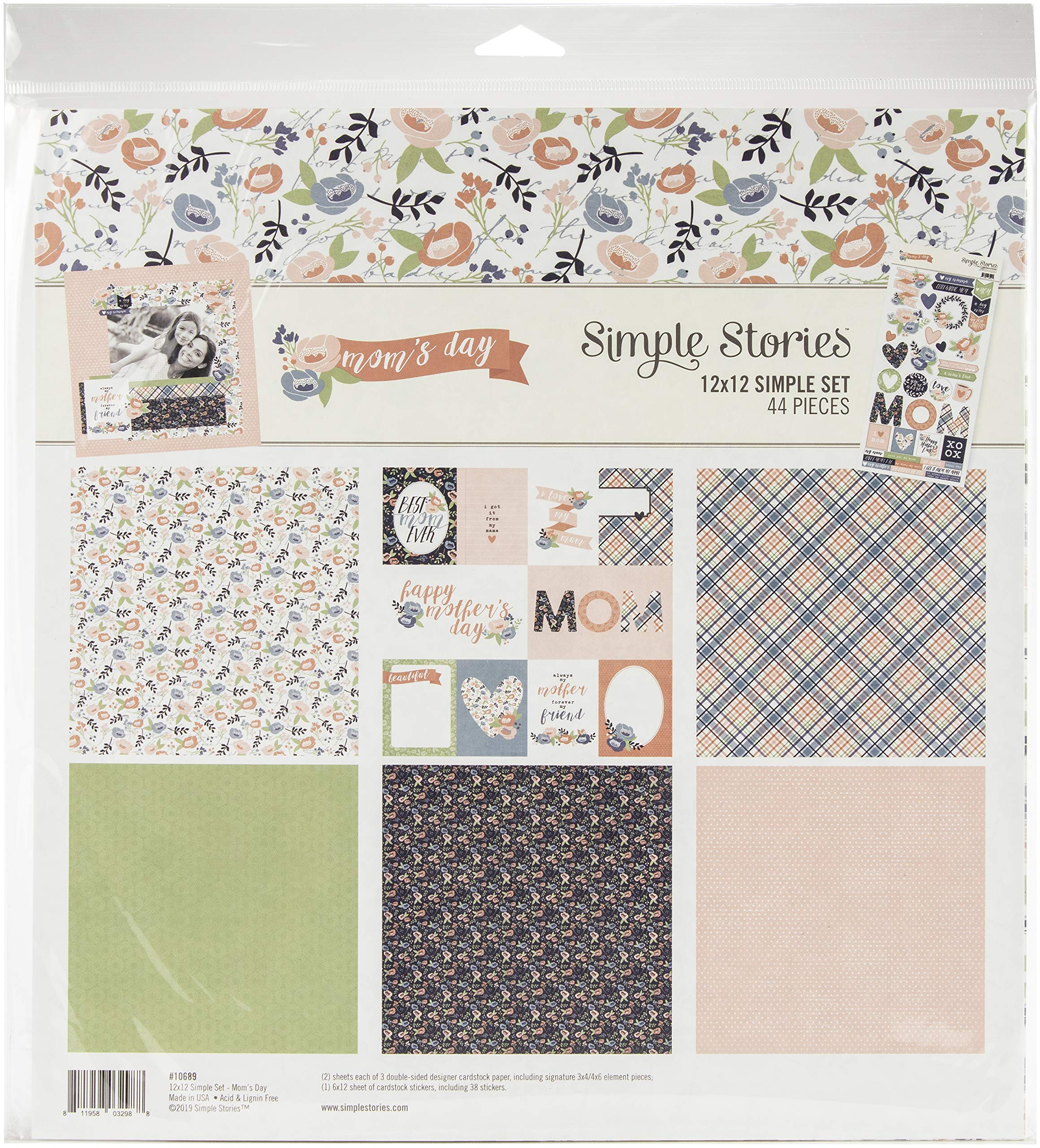 Mom's Day 12 x 12 Simple Set