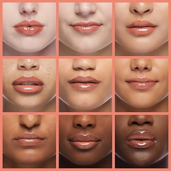 MAYBELLINE LIFTER GLOSS, HYDRATING LIP GLOSS WITH HYALURONIC ACID, HIGH SHINE FOR PLUMPER LOOKING LIPS, AMBER, CREAM NEUTRAL, 0.18 OUNCE