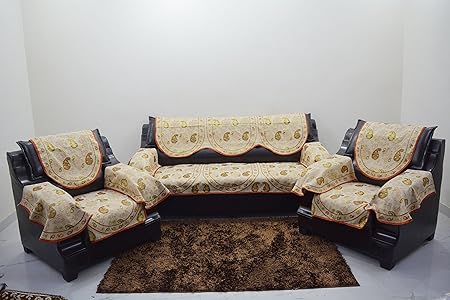 KINGLY SOFA COVER WITH ARM SET OF 12PC(3+1+1)