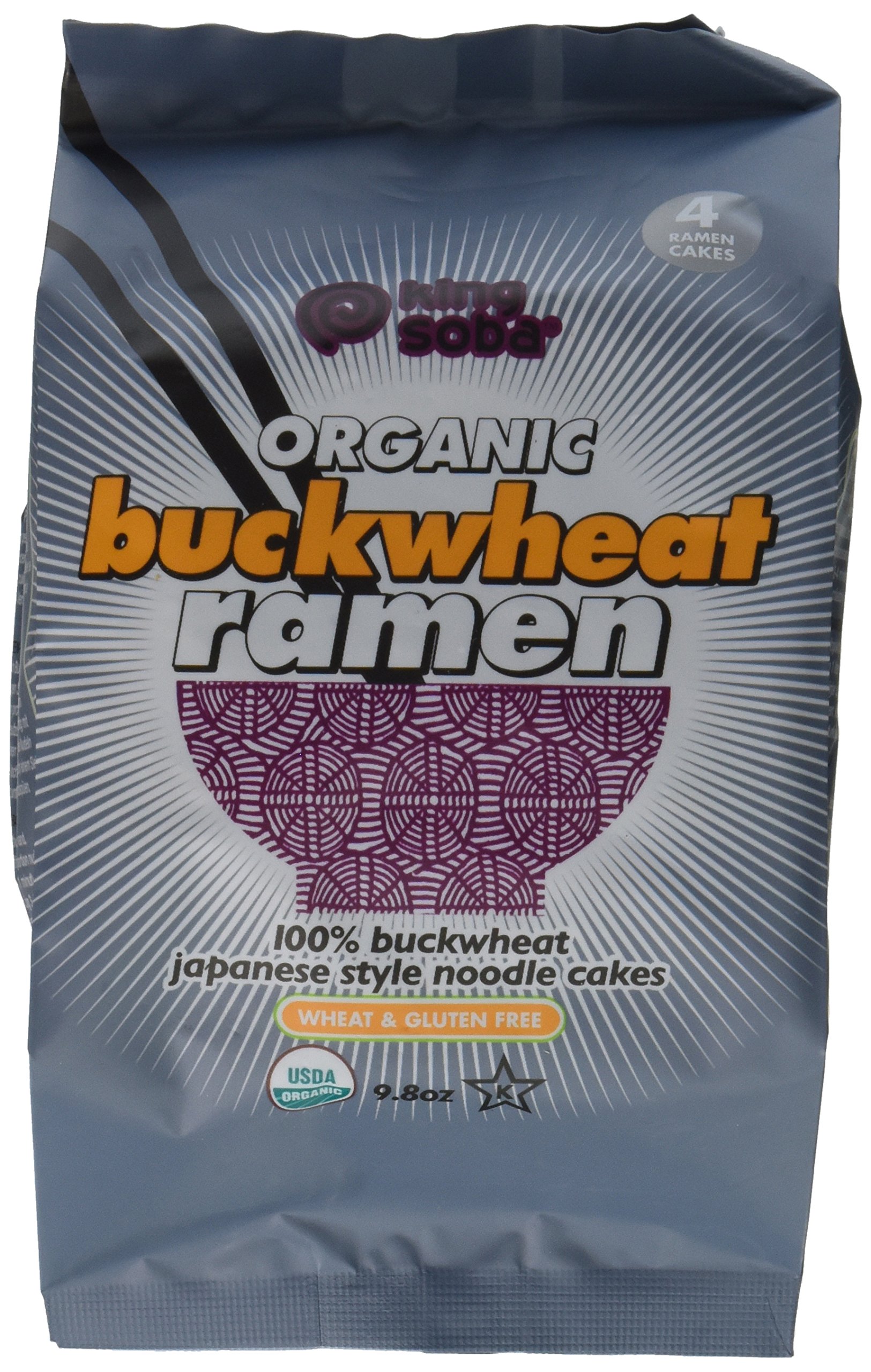 King Soba 6PACK Gluten Free & Organic 100 Buckwheat