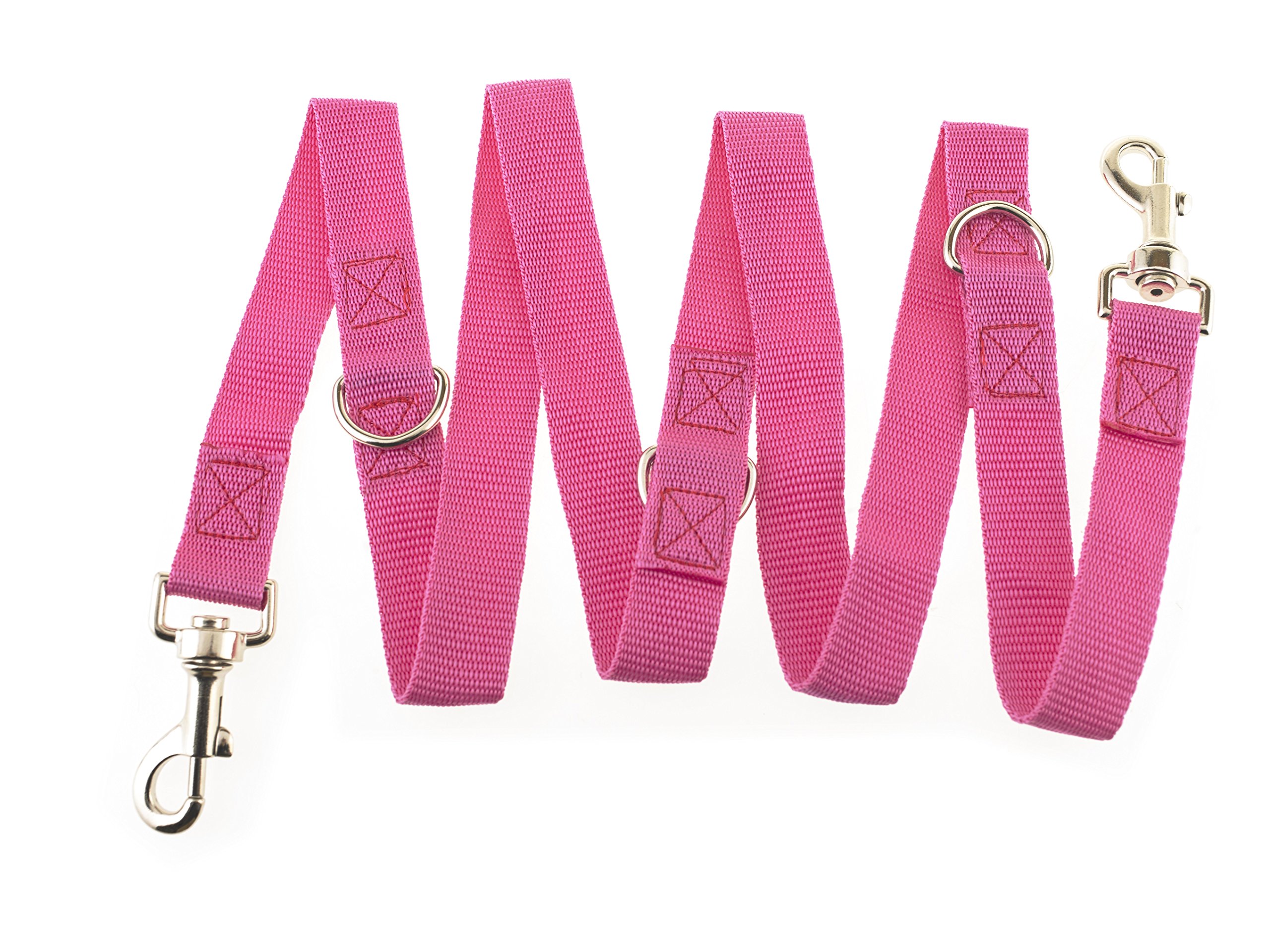 Maximum Pet Products Police style Fuchsia dog training lead 6ft Multiple colours 6ft/1.8m