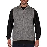 Smith's Workwear mens Full Zip Sweater Fleece Vest