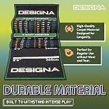 Designa Darts Non Slip Carpet Darts Mat Green 60cm view 3