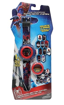 Reloj niño Proyector Spiderman 20 imágenes: Amazon.es: Relojes