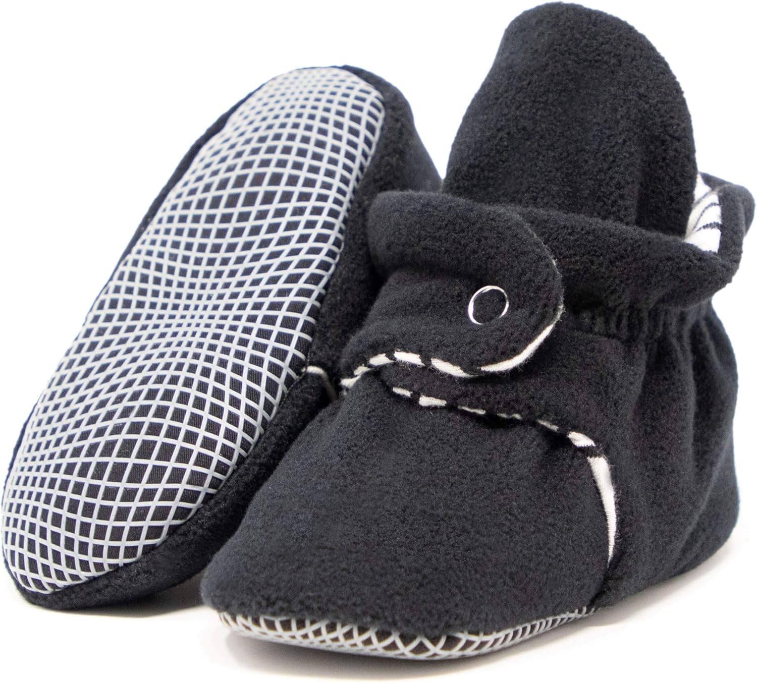  | Ella Bonna Mini Fleece Booties with Non Skid Bottom | Flexible | for Baby Boys Girls Toddlers | Boots