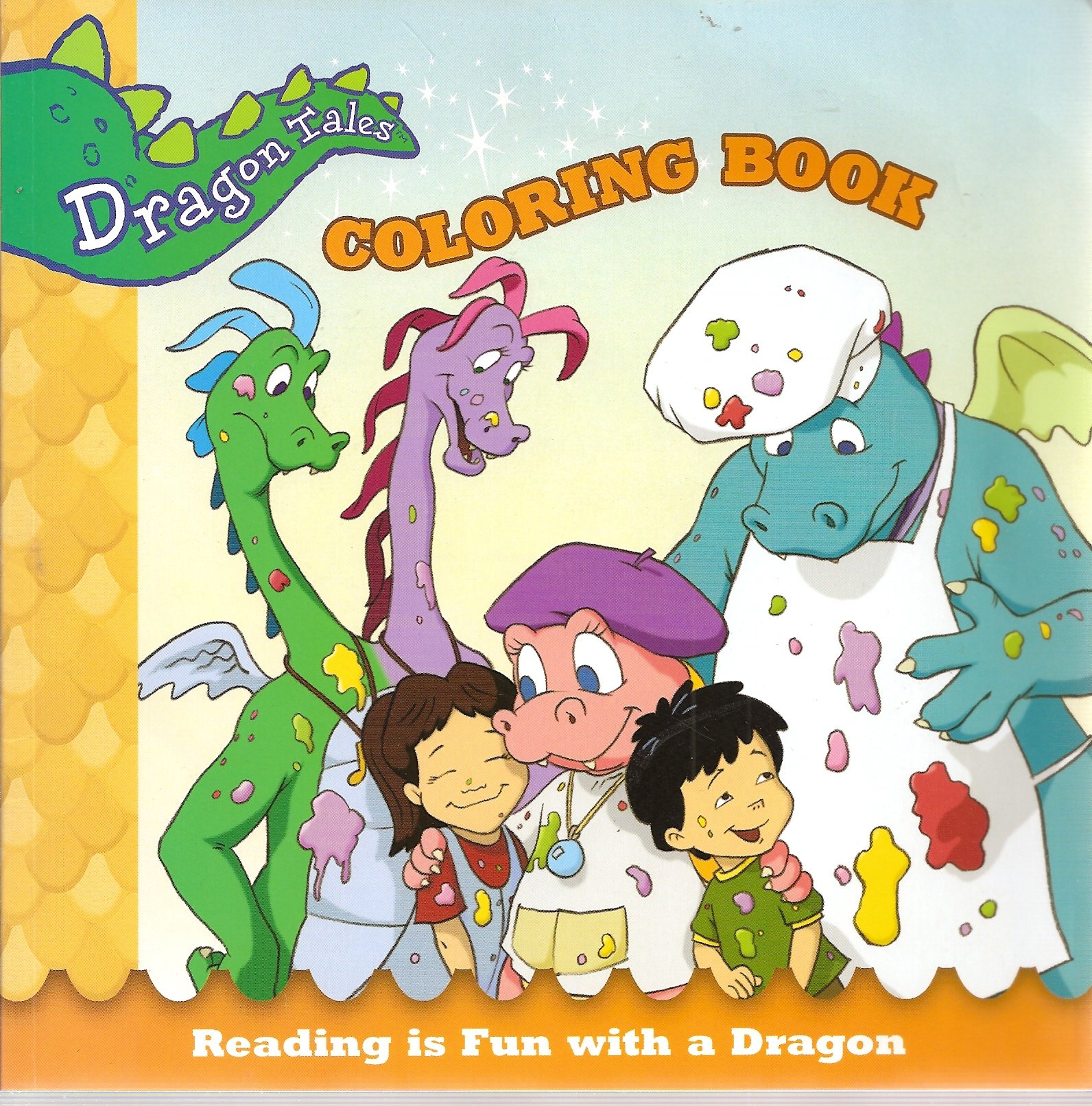 Dragon Tales Coloring Book Reading Is Fun With A Dragon Sesame Workshop Amazon Com Books